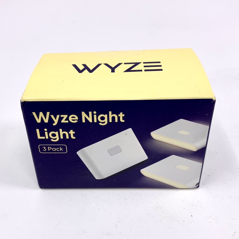 WYZE Rechargeable Night Lights 3 Pk Dusk to Dawn, Motion Sensors Warm & Soft...